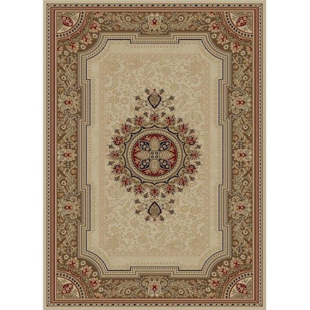 Concord Global Trading Concord Global 65223 2 ft. 7 in. x 4 ft. 1 in. Ankara Chateau - Ivory 65223